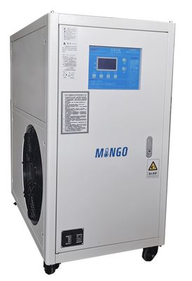 Un buon prezzo. Funzionamento silenzioso Sistemi di raffreddamento industriali Chiller 2HP 5.67KW Ventilatore incorporato in linea