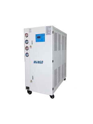 Un buon prezzo. 8 HP Chiller per raffreddamento ad acqua industriale 24,85KW/Hr Capacità di raffreddamento tubo e guscio in linea