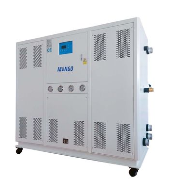 Un buon prezzo. Macchina di raffreddamento industriale raffreddata ad acqua da 25 CV 81,53 kW/ora-85,39 kW/ora con grande flusso d'acqua in linea