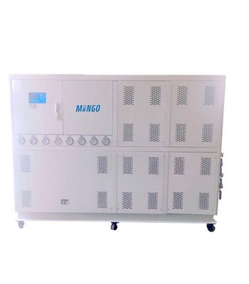 Un buon prezzo. Chiller industriale raffreddato ad acqua a basso rumore 50HP 153,91KW/hr con 4 prese 4 prese in linea