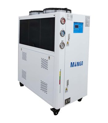 Un buon prezzo. 5HP Laser Chiller Acqua Aria raffreddata 14028 Kcal/Hr Capacità di raffreddamento 3.75KW Potenza del compressore in linea