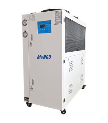 Un buon prezzo. 4.86KW raffreddato ad aria Chiller industriale 5HP 11990 Kcal Capacità di raffreddamento Temperatura di controllo in linea